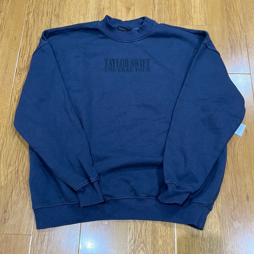 Taylor Swift Eras Tour Blue Crewneck Sweater